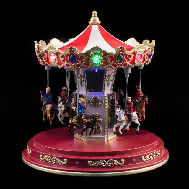 CARROUSEL LED ANIMÉ - ø 23.5 x H 24.5 cm