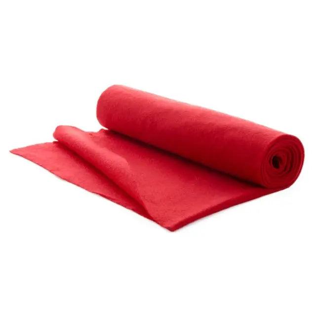 TAPIS DE NOEL ROUGE 90X240CM