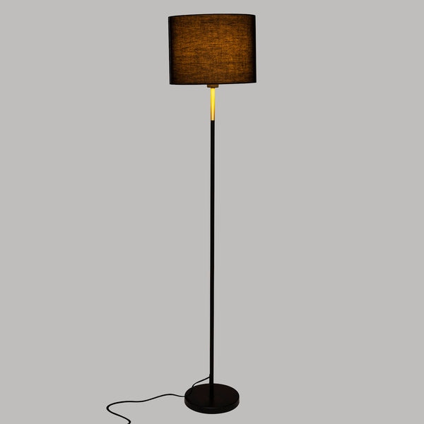 Lampe de chevet céramique boule noir mat H 25cm - Centrakor