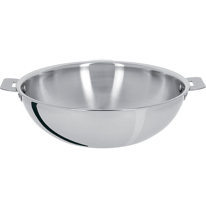 WOK 28 CM CASTELINE AMOVIBLE INOX