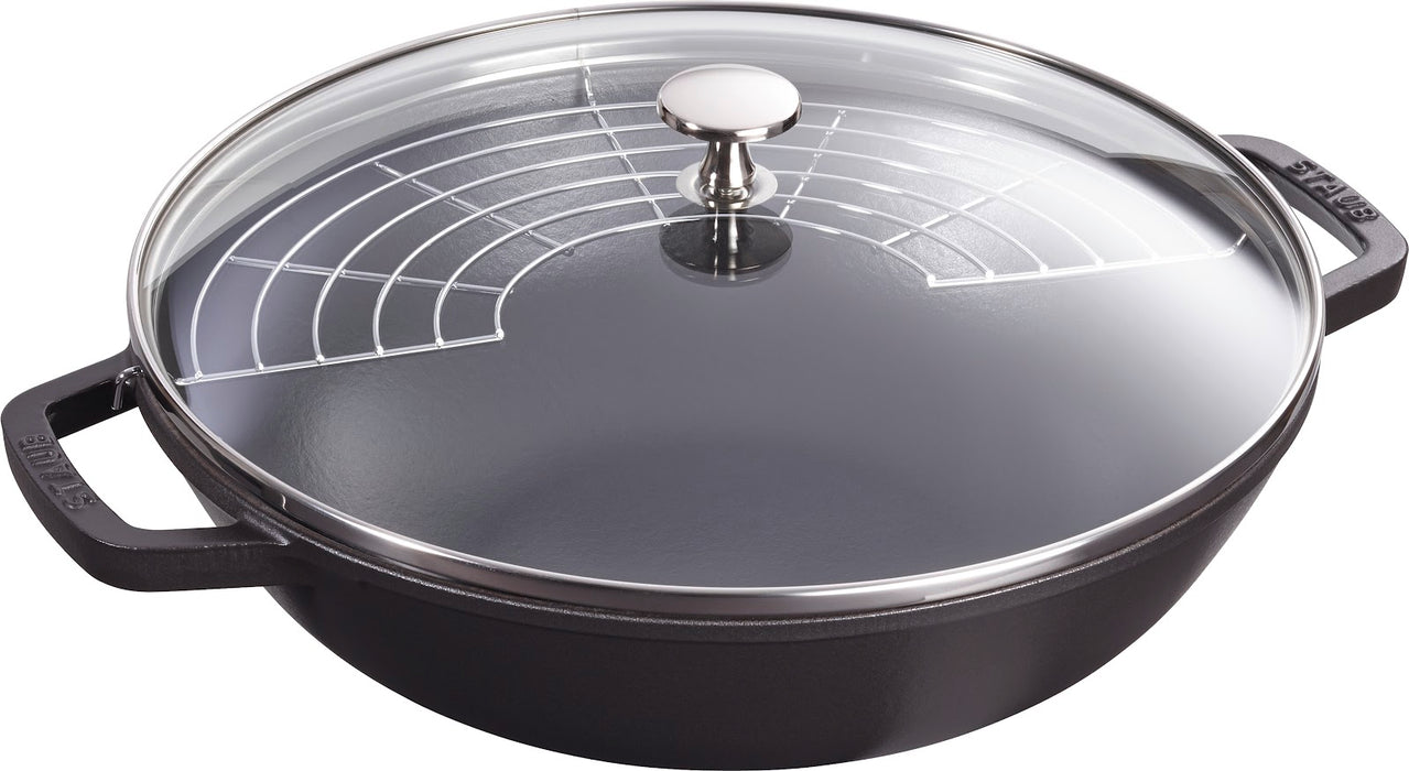 WOK ROND STAUB NOIR 30CM